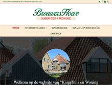 Tablet Screenshot of kamphuisbrouwershoeve.nl